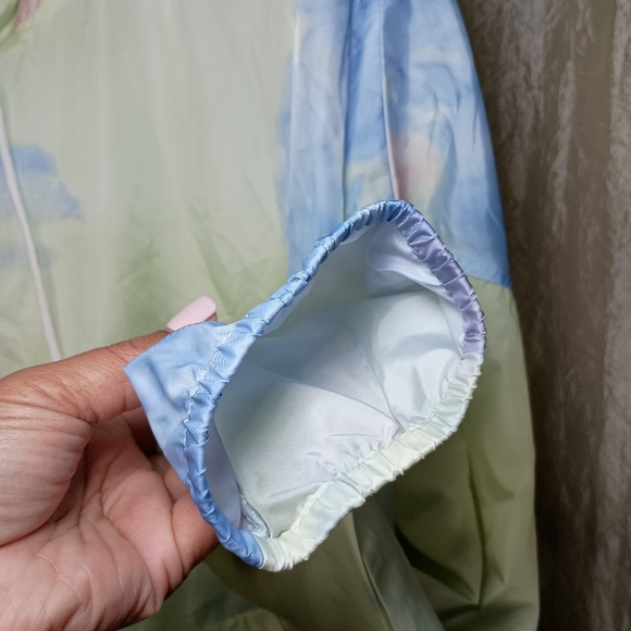 Spirit Jersey Tie Dye Hooded Windbreaker XXL Unisex Pastel - Picture 7 of 10